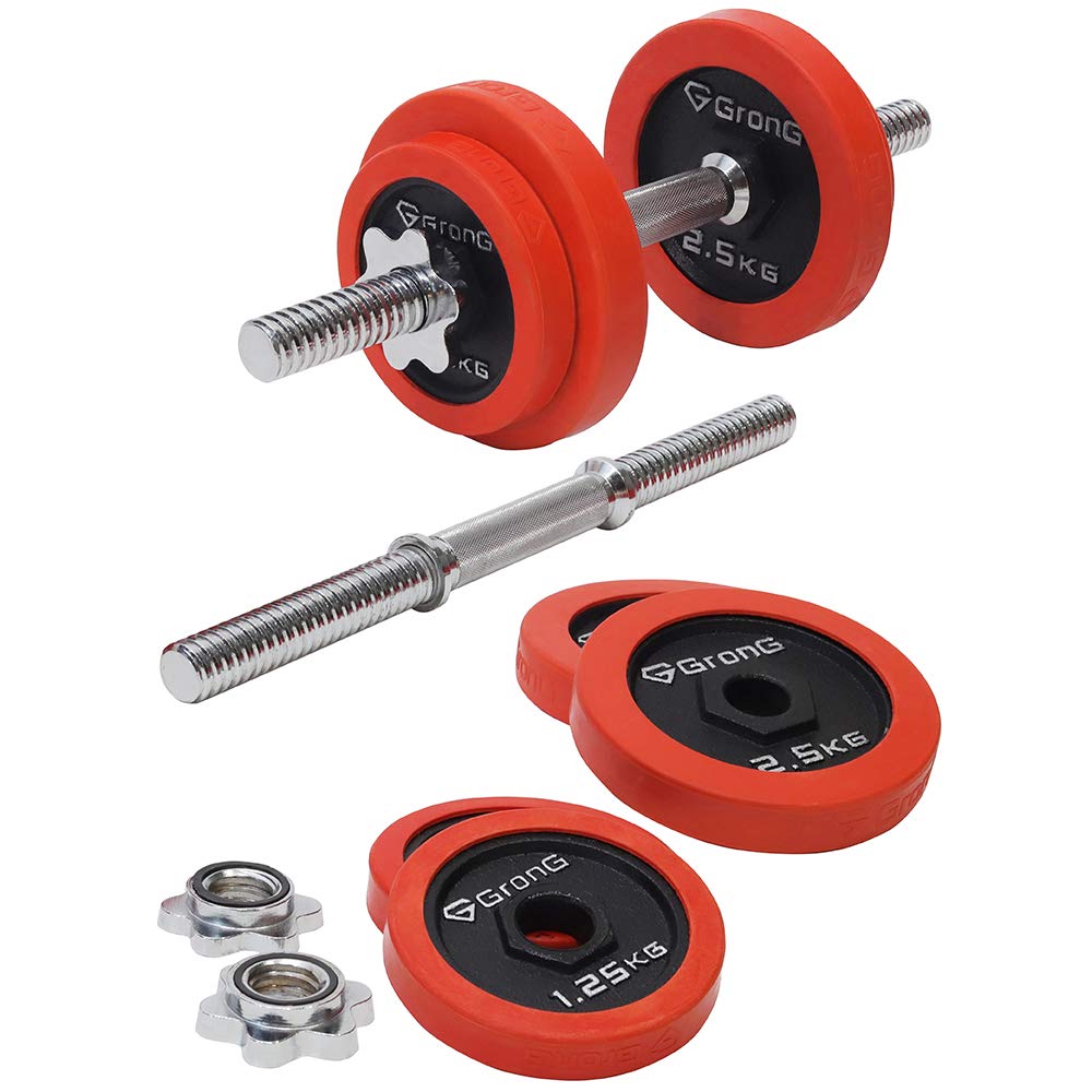 Amazon | GronG(グロング) アイアン ダンベル 20kg セット 片手10kg×2